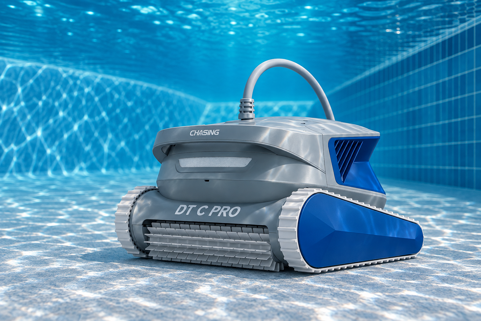Swivel Cable sistemli Poolmate DTC Pro kablolu havuz temizleme robotu