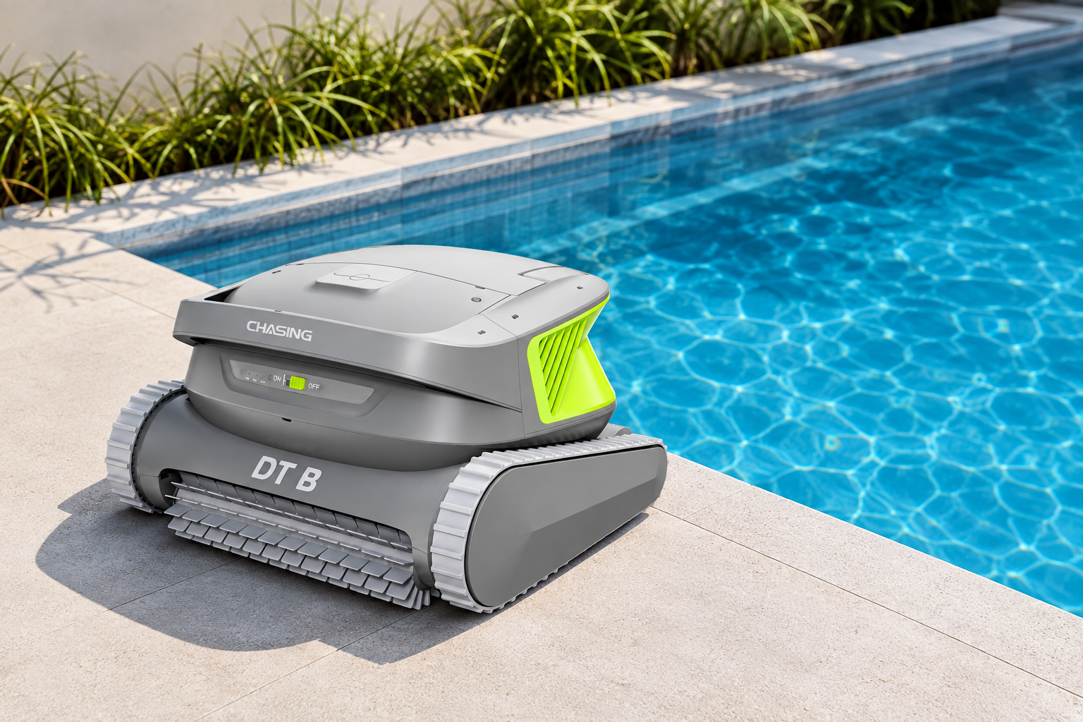 Villa ve bahçe havuzları için kablosuz Chasing Poolmate havuz temizleme robotu