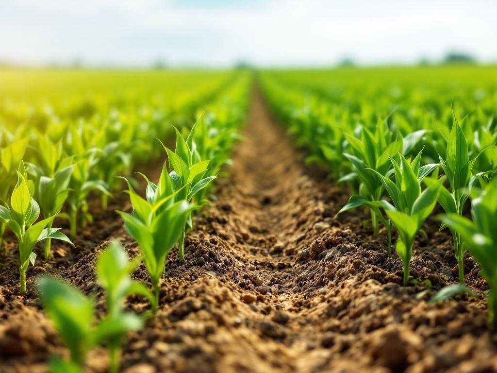 Side-by-side mid-season comparison of two adjacent variety strips in the same field. Plant height, leaf color, or canopy closure should show a visible difference. Caption emphasizes that visible field differences foreshadow yield-monitor data at harv
