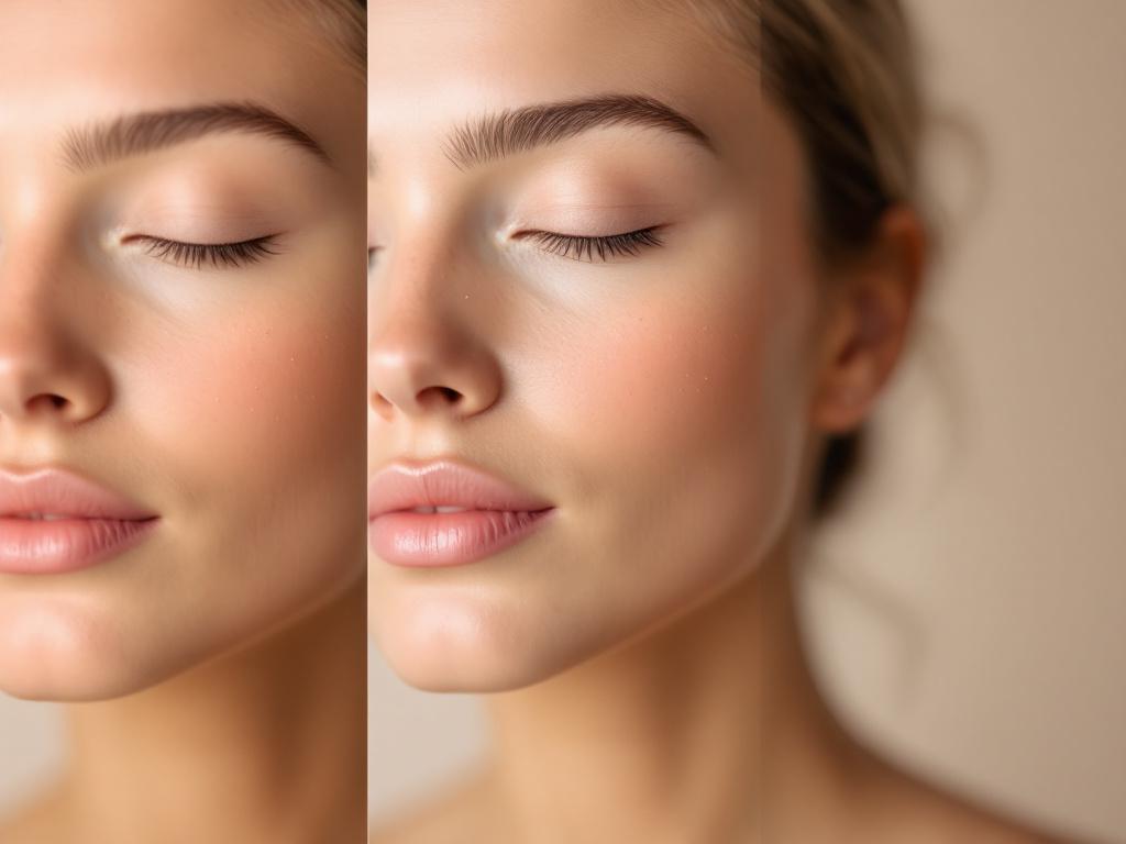 Three-panel sequence showing realistic microneedling recovery — Day 0 (visible pinpoint redness), Day 3 (mild flaking, fading redness), Day 7 (clear, normal-toned skin). Same patient, same lighting and angle across panels.