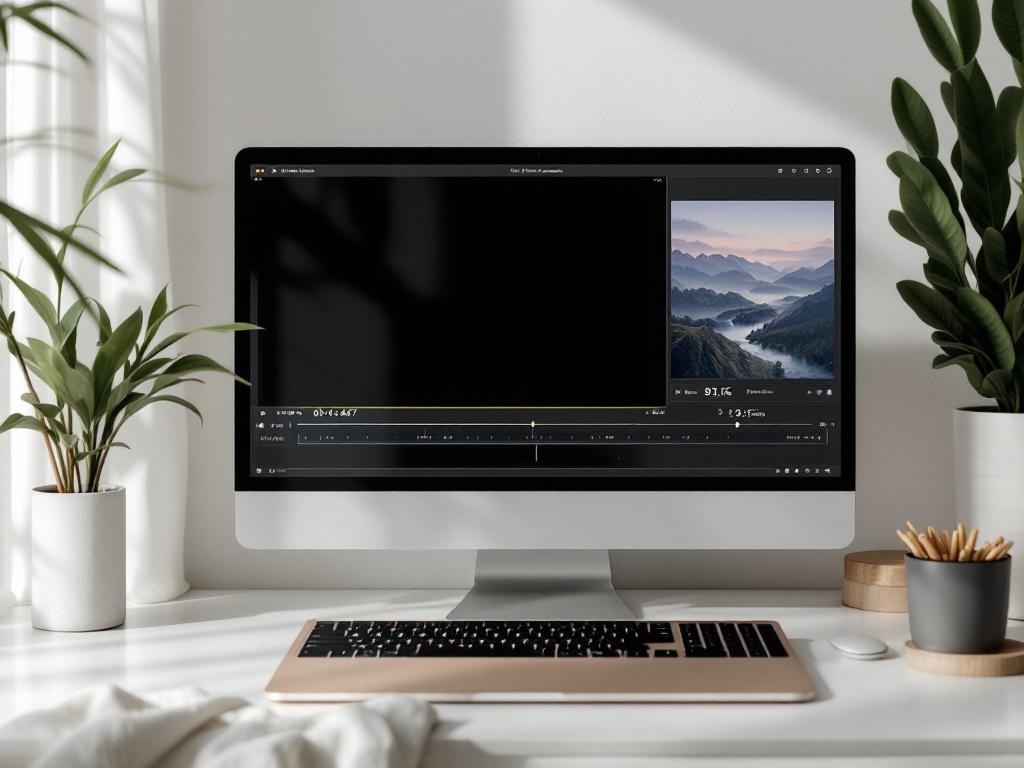 Une fenêtre de navigateur de bureau montrant une interface de chronologie vidéo, avec un curseur positionné à un point de découpe précis. L'interface utilisateur visible montre un horodatage au niveau des millisecondes (par exemple, 00:14.847), un volet d'aperçu 9:16 à droite, et un léger chargement « Traitement local