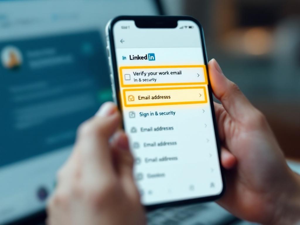 Composición de captura de pantalla de primer plano — lado izquierdo muestra página de escritorio LinkedIn 