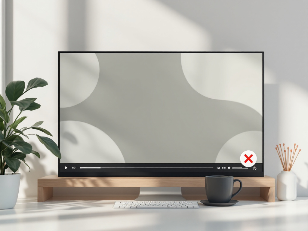 A single vertical 9:16 frame mockup labeled "What NOT to do" — generic AI-generated background with bland gradient and abstract shapes, tiny corner text, no human element, no hook indicator. Red X overlay in corner.