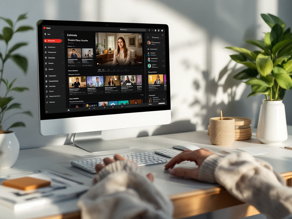 YouTube Studio interface mockup showing 10 Shorts queued in the upload schedule view, with thumbnails visible and scheduled dates staggered across three weeks.