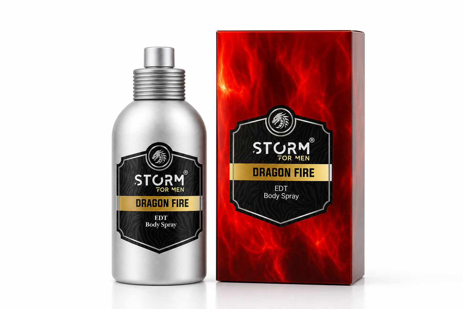 Erkekler için dinamik günlük kullanım body spray ürünü